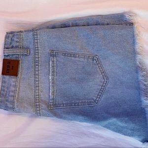 NWT denim cut offs!